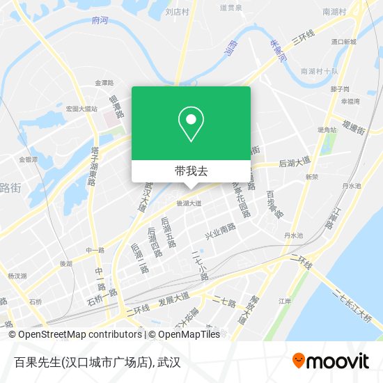 百果先生(汉口城市广场店)地图