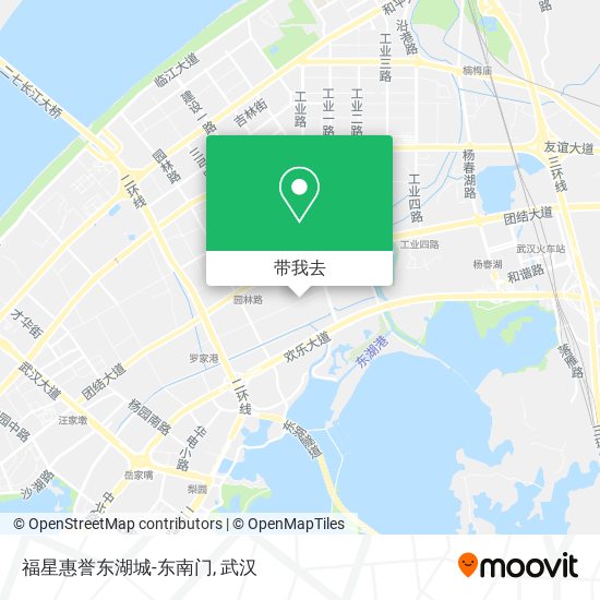 福星惠誉东湖城-东南门地图