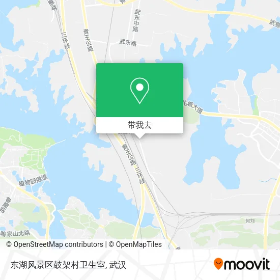 东湖风景区鼓架村卫生室地图