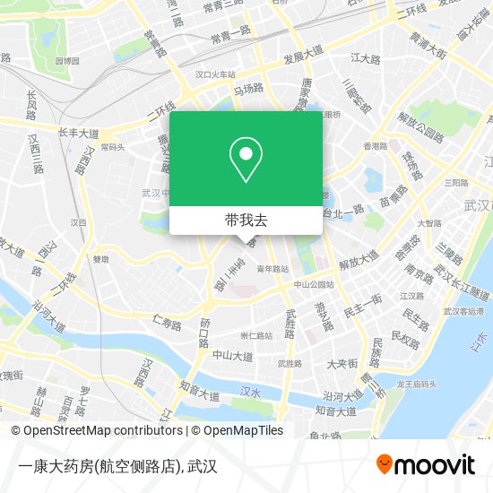 一康大药房(航空侧路店)地图