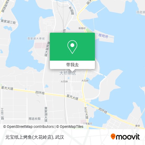 元宝纸上烤鱼(大花岭店)地图