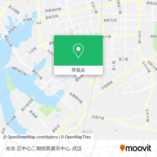 光谷·芯中心二期招商展示中心地图