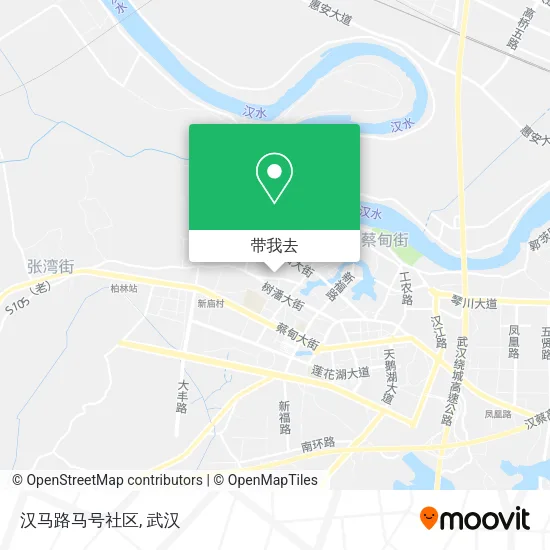 汉马路马号社区地图