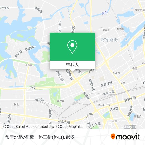 常青北路/香樟一路三街(路口)地图