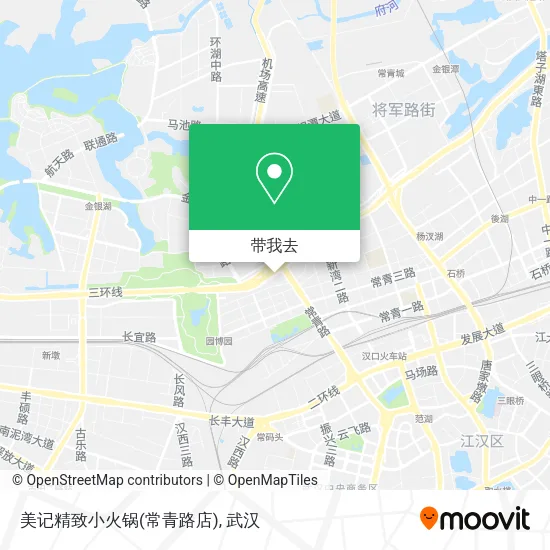 美记精致小火锅(常青路店)地图
