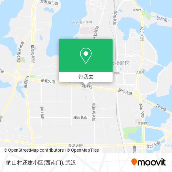 豹山村还建小区(西南门)地图