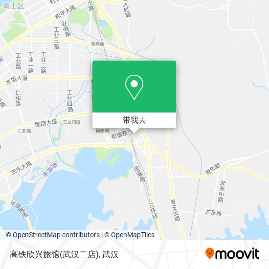 高铁欣兴旅馆(武汉二店)地图