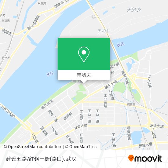 建设五路/红钢一街(路口)地图