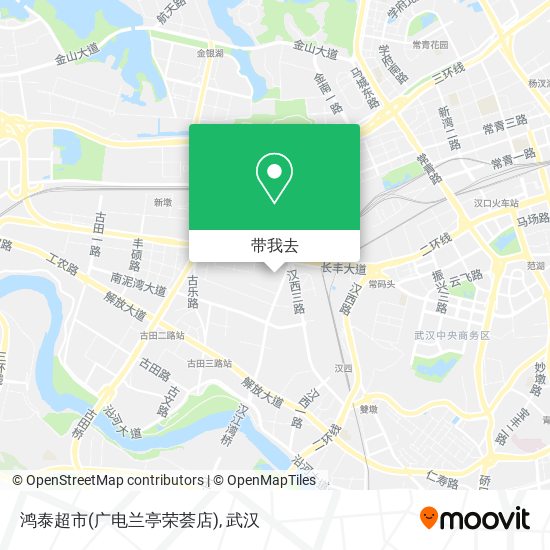 鸿泰超市(广电兰亭荣荟店)地图