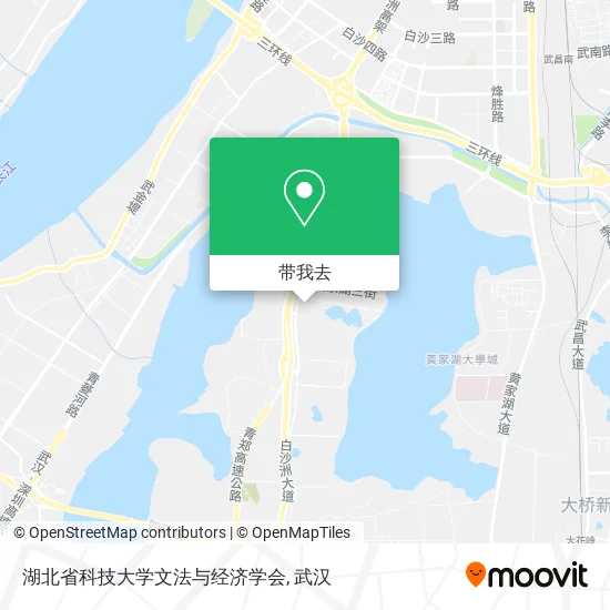 湖北省科技大学文法与经济学会地图