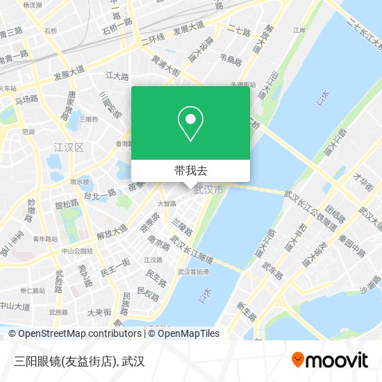 三阳眼镜(友益街店)地图