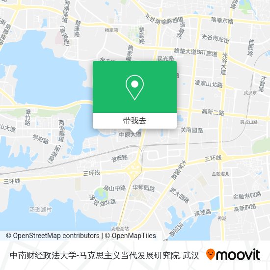 中南财经政法大学-马克思主义当代发展研究院地图