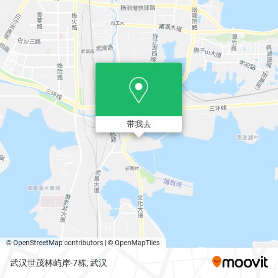 武汉世茂林屿岸-7栋地图
