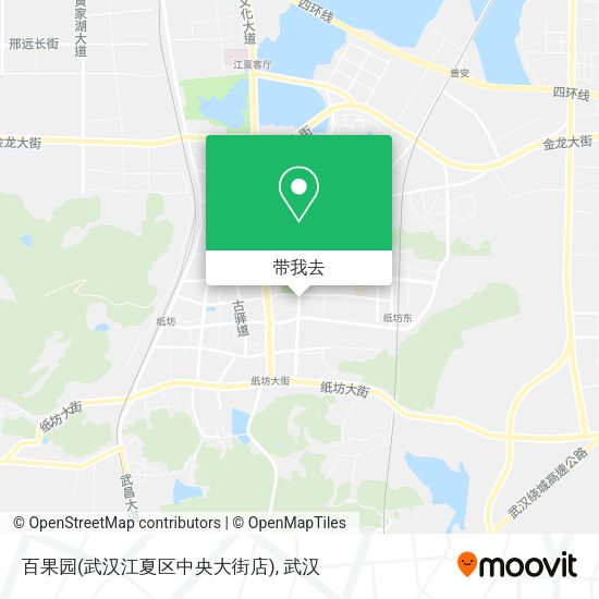 百果园(武汉江夏区中央大街店)地图