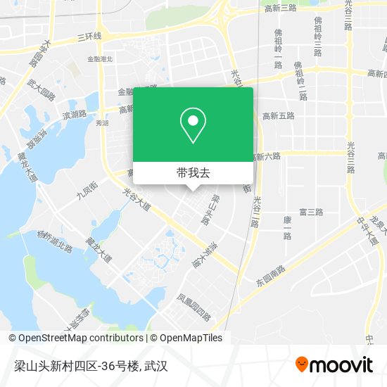 梁山头新村四区-36号楼地图