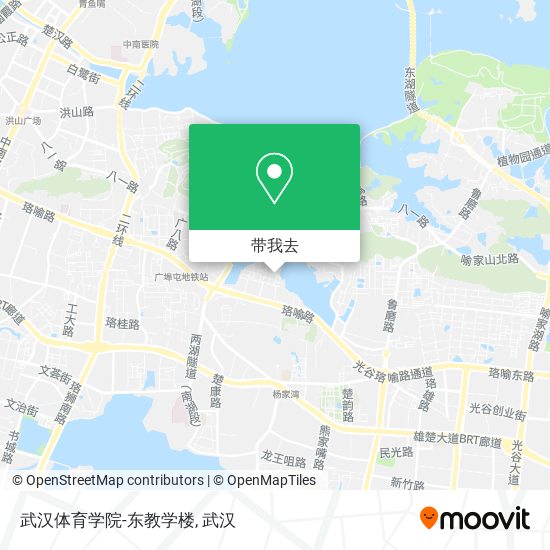 武汉体育学院-东教学楼地图