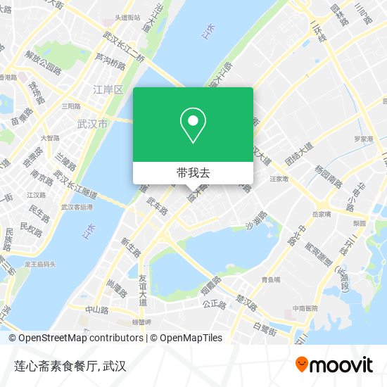 莲心斋素食餐厅地图