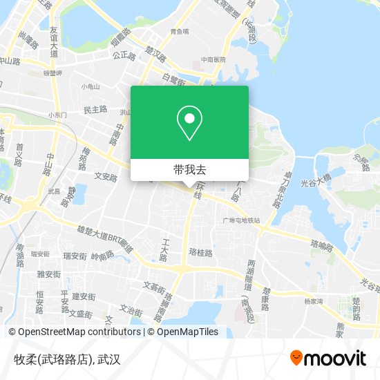 牧柔(武珞路店)地图