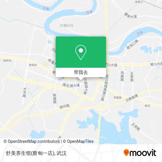 舒美养生馆(蔡甸一店)地图