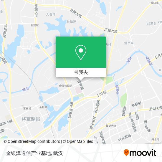 金银潭通信产业基地地图