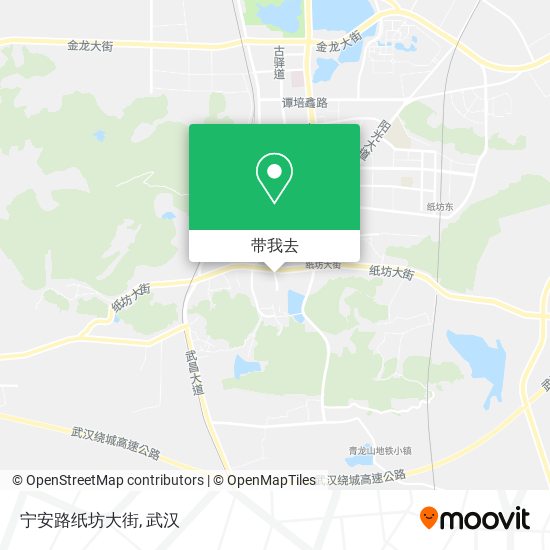 宁安路纸坊大街地图