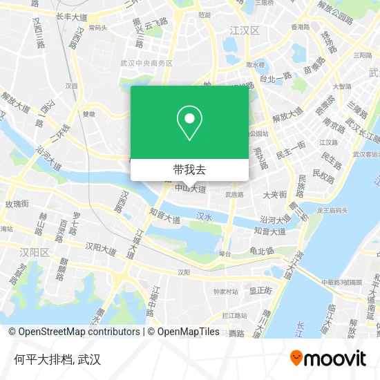 何平大排档地图