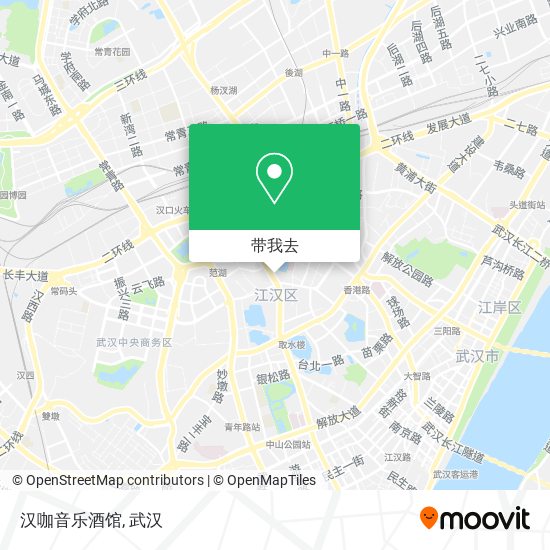 汉咖音乐酒馆地图