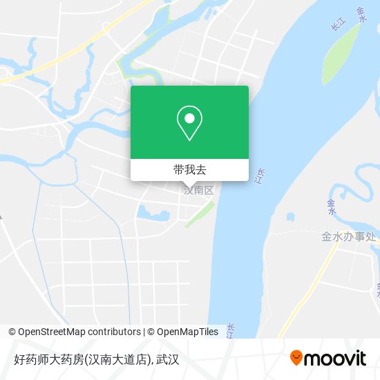 好药师大药房(汉南大道店)地图