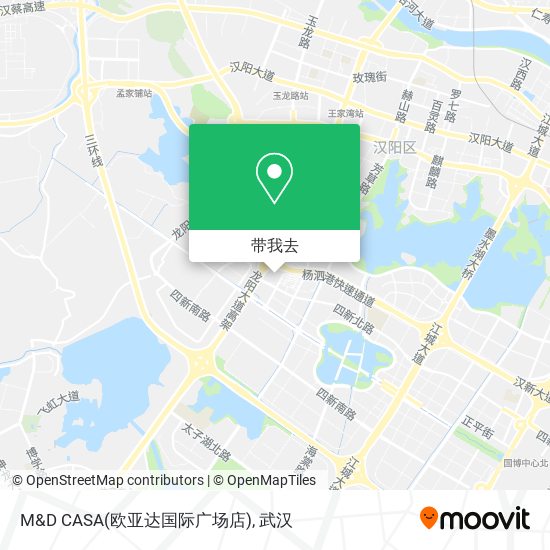 M&D CASA(欧亚达国际广场店)地图