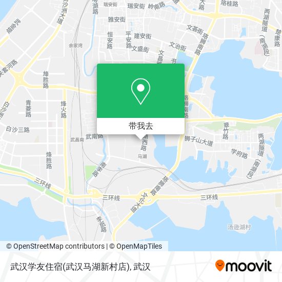 武汉学友住宿(武汉马湖新村店)地图