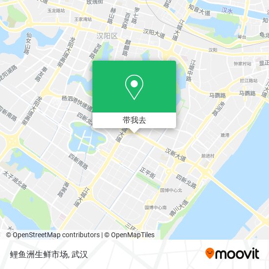 鲤鱼洲生鲜市场地图