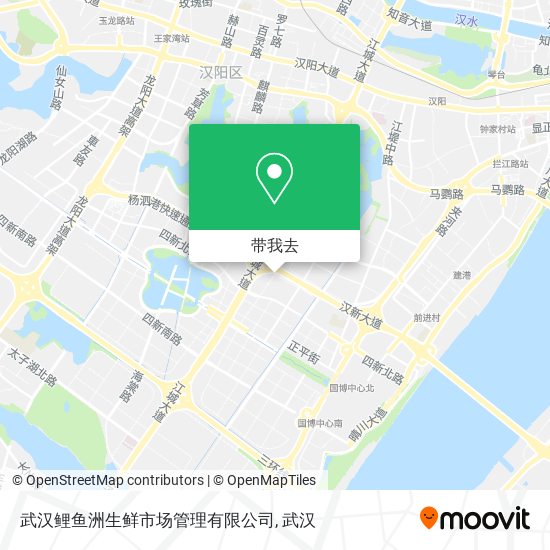 武汉鲤鱼洲生鲜市场管理有限公司地图