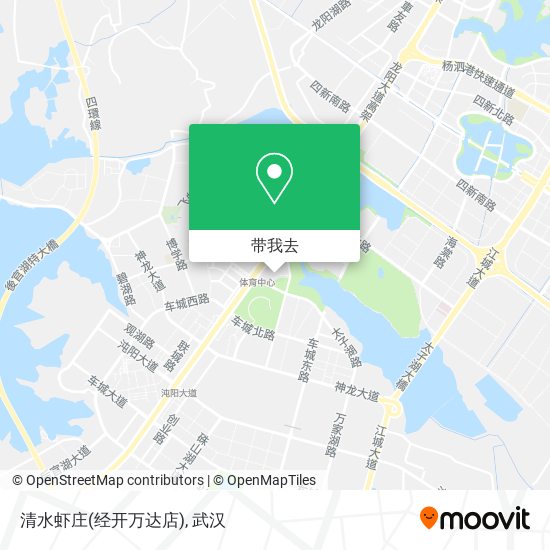 清水虾庄(经开万达店)地图