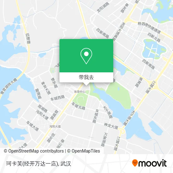 珂卡芙(经开万达一店)地图