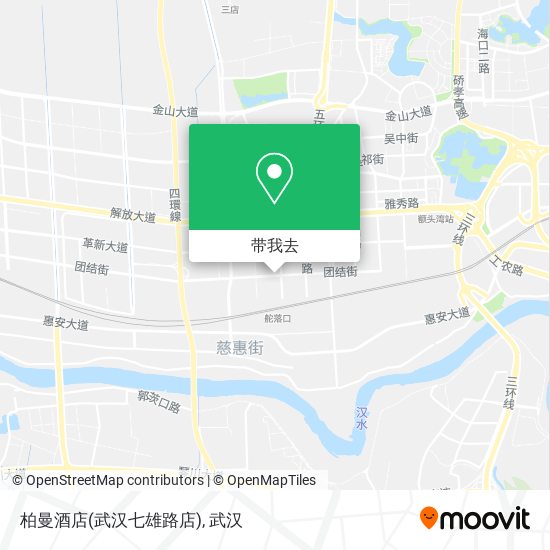 柏曼酒店(武汉七雄路店)地图