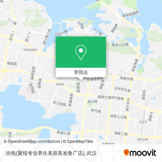 街电(聚炫专业养生美容美发鲁广店)地图