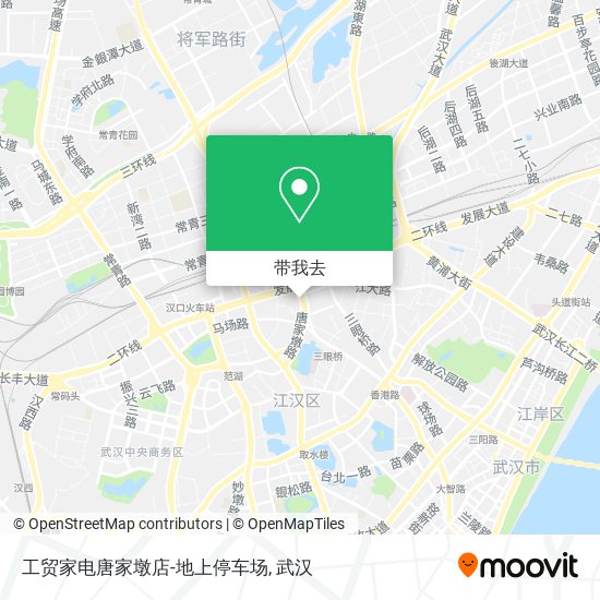 工贸家电唐家墩店-地上停车场地图