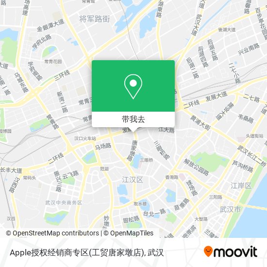 Apple授权经销商专区(工贸唐家墩店)地图