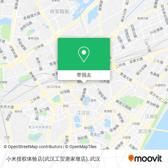 小米授权体验店(武汉工贸唐家墩店)地图
