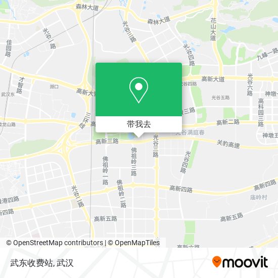 武东收费站地图