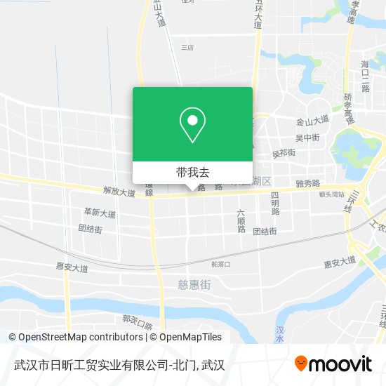 武汉市日昕工贸实业有限公司-北门地图
