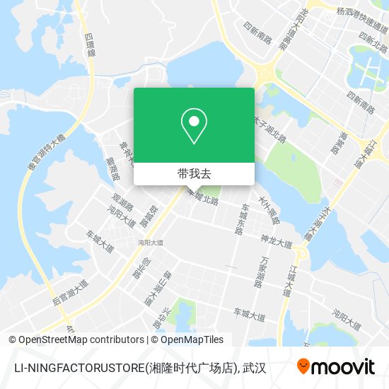 LI-NINGFACTORUSTORE(湘隆时代广场店)地图