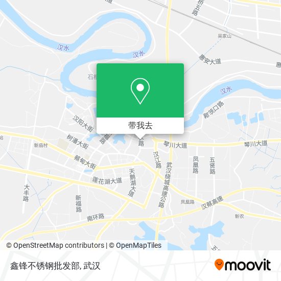 鑫锋不锈钢批发部地图