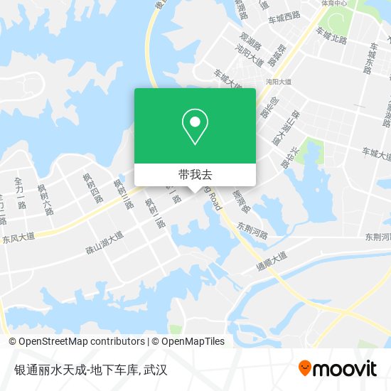 银通丽水天成-地下车库地图