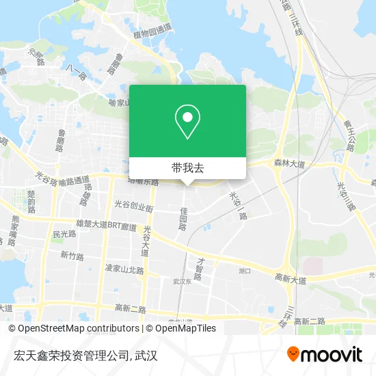 宏天鑫荣投资管理公司地图
