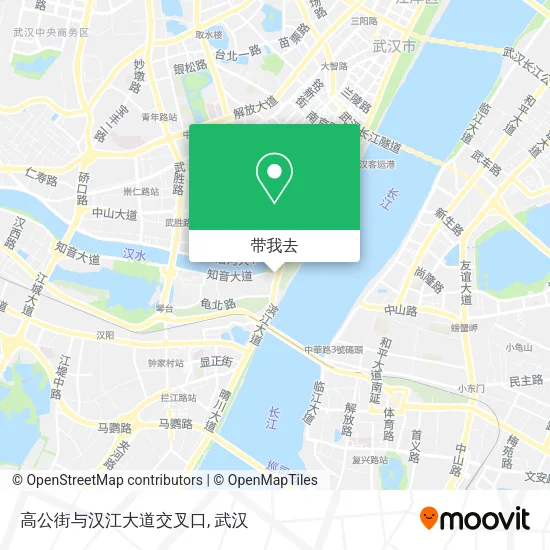 高公街与汉江大道交叉口地图