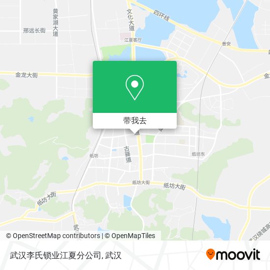 武汉李氏锁业江夏分公司地图
