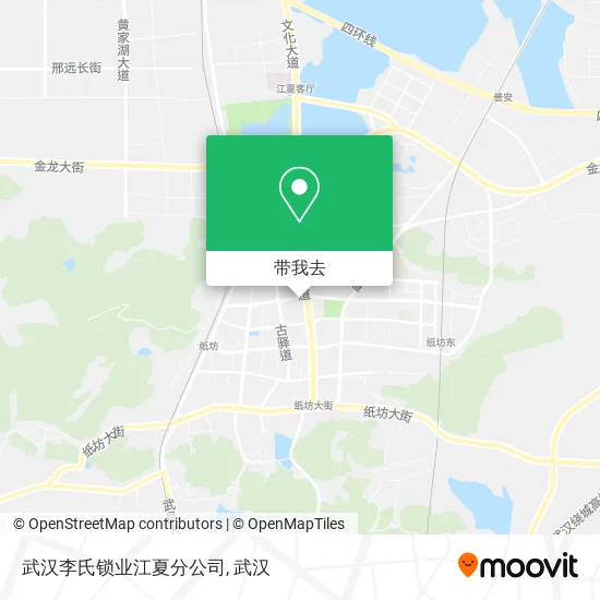 武汉李氏锁业江夏分公司地图