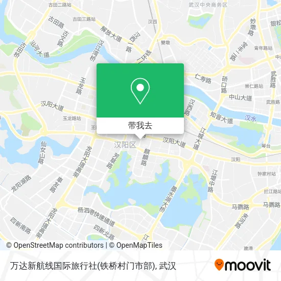 万达新航线国际旅行社(铁桥村门市部)地图
