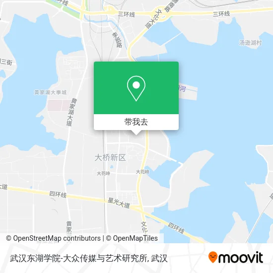 武汉东湖学院-大众传媒与艺术研究所地图
